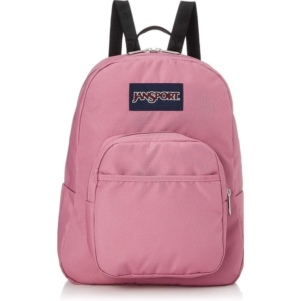 Jansport Full Pint Zip Backpack BlackBerry mauve nWOt